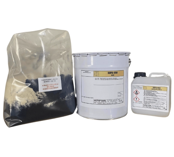 Kit Résine Polyuréthane souple pour véhicule utilitaire Visuel 1