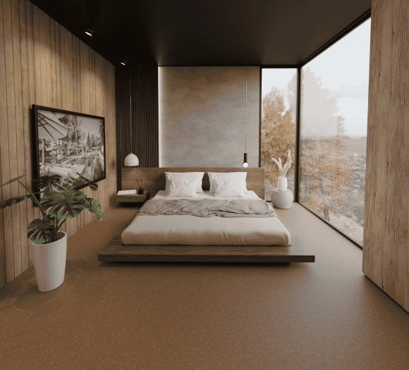 Résine EPOXY sol moucheté Intérieur Visuel 2
