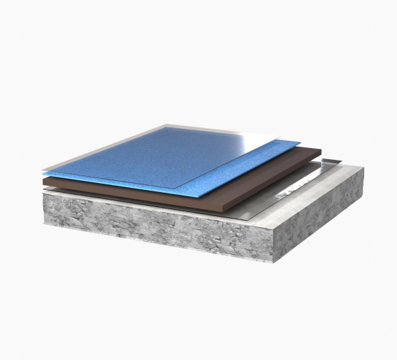 Résine polyuréthane sol moucheté extérieur Visuel 1