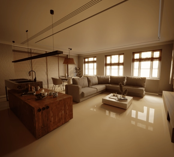 Résine POLYURETHANE sol LISSE eco Visuel 2