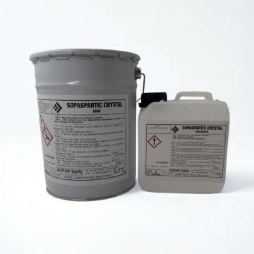 Résine polyaspartique translucide de finition